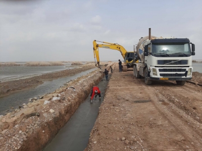 عملیات اجرایی سیویل هشت واحد پد طرح توسعه میدان نفتی آزادگان جنوبی